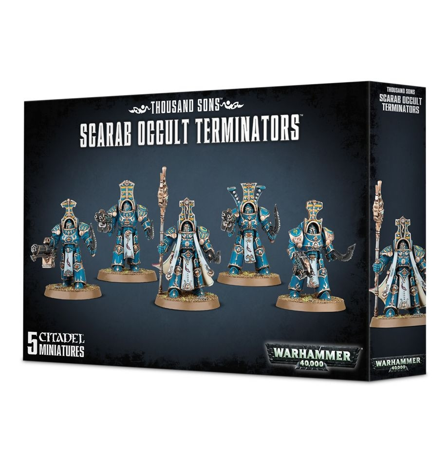 Warhammer - Thousand sons Scarab Occult Terminators
