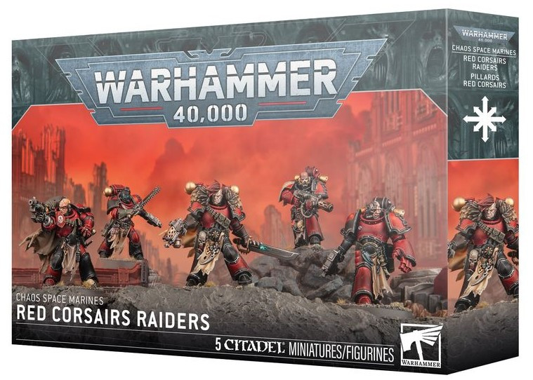 Warhammer 40K - Chaos Space Marines - Red Corsairs Raiders (43-113)