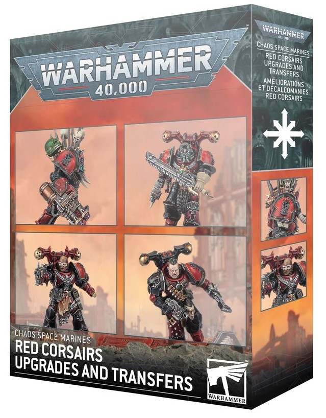 Warhammer 40K - Chaos Space Marines - Red Corsairs Upgrades and Transfers (43-112)