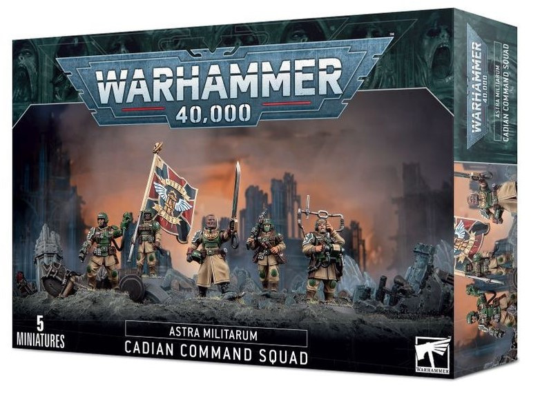 Warhammer 40K - Astra Militarum - Cadian Command Squad (47-09)