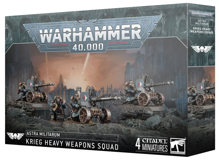 Warhammer 40K - Astra Militarum - Krieg Heavy Weapons Squad (47-73)