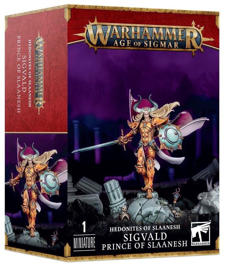 Warhammer Age of Sigmar - Hedonites of Slaanesh - Sigvald Prince of Slaanesh (83-84)