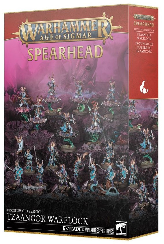 Warhammer Age of Sigmar - Spearhead - Disciples of Tzeentch - Tzaangor Warflock (70-839)