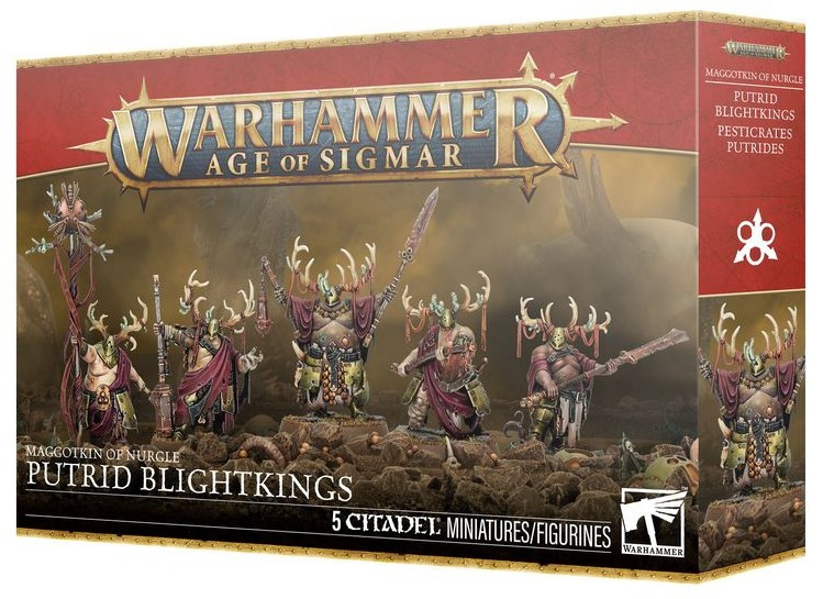 Warhammer Age of Sigmar - Maggotkin of Nurgle - Putrid Blightkings (83-28) Warhammer Age of Sigmar - Maggotkin of Nurgle - Putrid Blightkings (83-28)