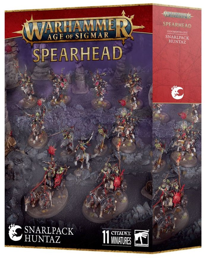 Warhammer Age of Sigmar - Spearhead - Gloomspite Gitz - Snarlpack Huntaz (70-894)