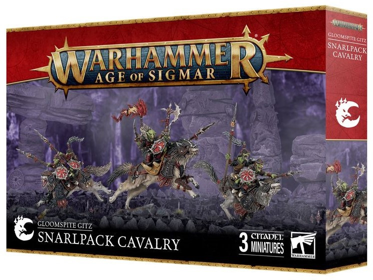 Warhammer Age of Sigmar - Gloomspite Gitz - Snarlpack Cavalry  (89-88)