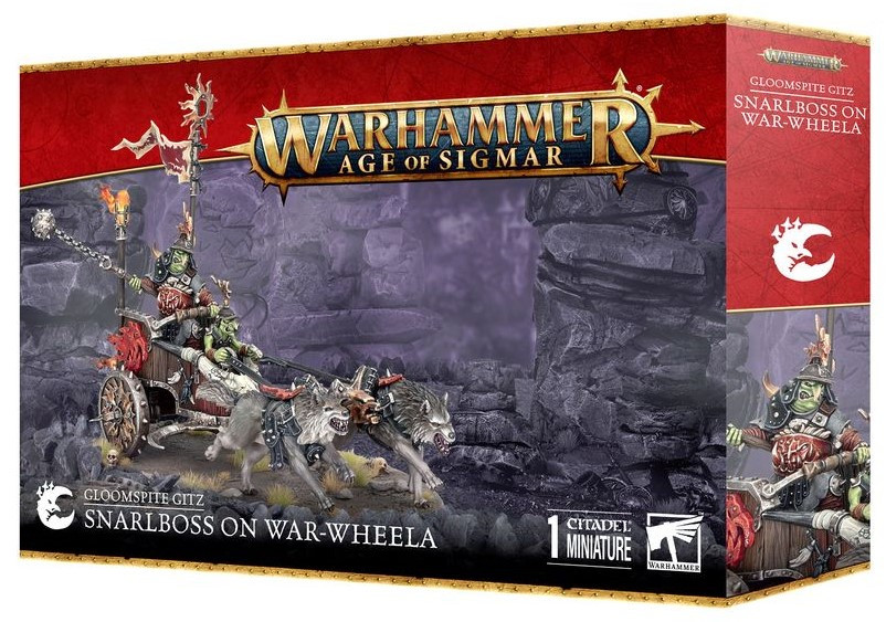 Warhammer Age of Sigmar - Gloomspite Gitz - Snarlboss on War-Wheela (89-91)