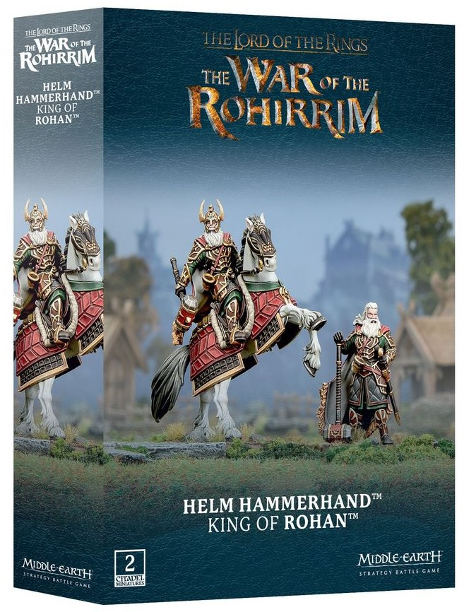Games Workshop - Middle-Earth - Helm Hammerhand King of Rohan (30-100) Games Workshop - Middle-Earth - Helm Hammerhand King of Rohan (30-100)