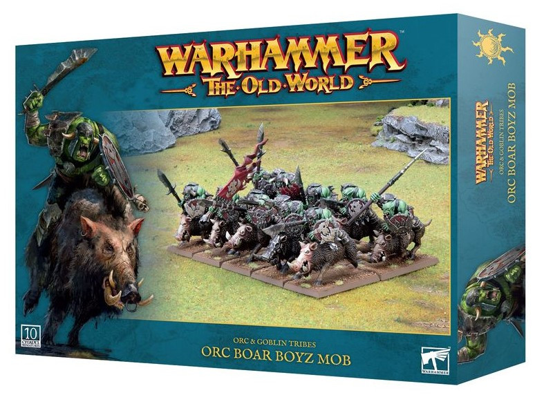 Warhammer - The Old World - Orc & Goblin Tribes - Orc Boar Boyz Mob (09-06)