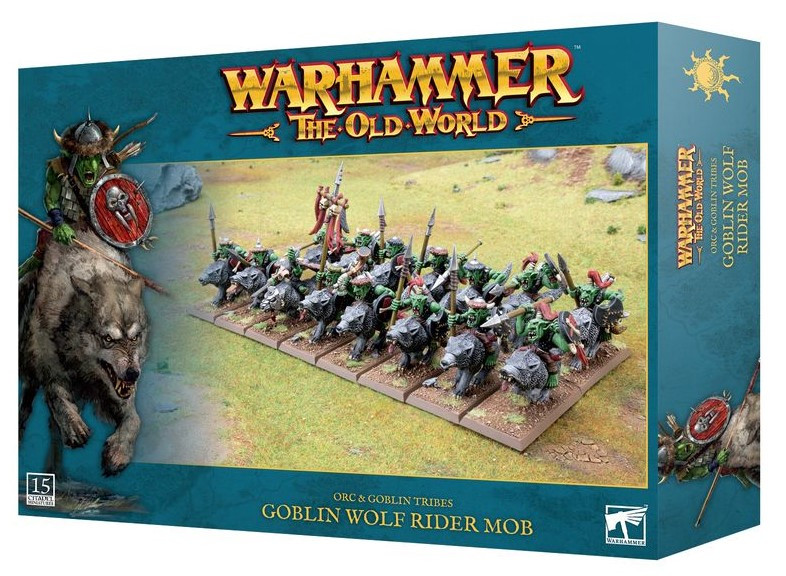 Warhammer - The Old World - Orc & Goblin Tribes - Wolf Rider Mob (09-09)