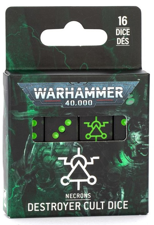 Warhammer 40K - Necrons - Destroyer Cult Dice (49-47)