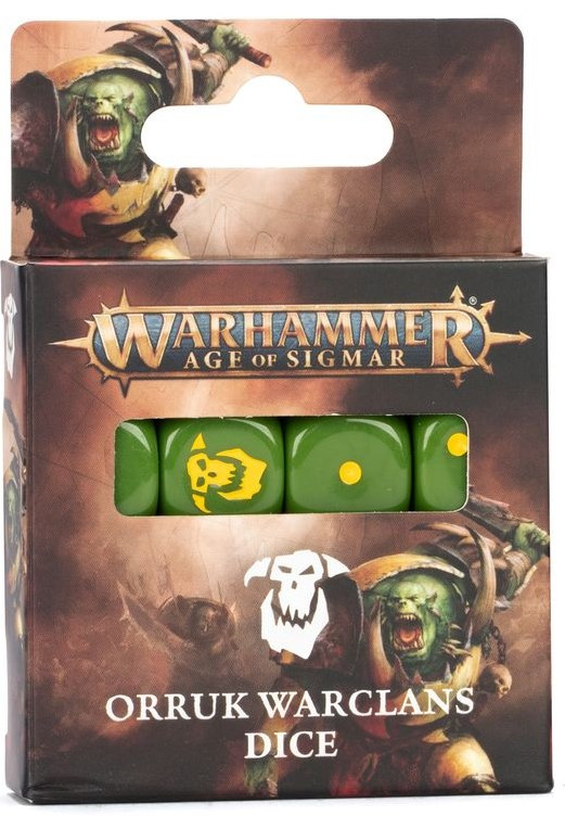 Warhammer Age of Sigmar - Orruk Warclans - Dice (89-94)