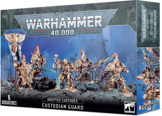 Warhammer 40K - Adeptus Custodes - Custodian Guard Squad (01-07)