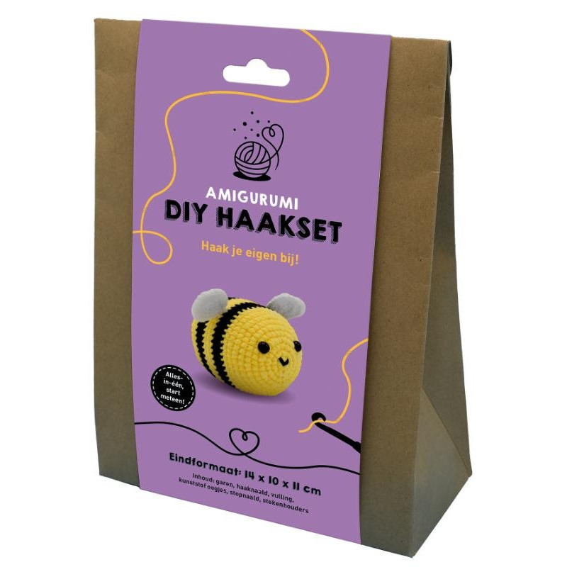 Amigurumi DIY Haakset - Bij Amigurumi DIY Haakset - Bij