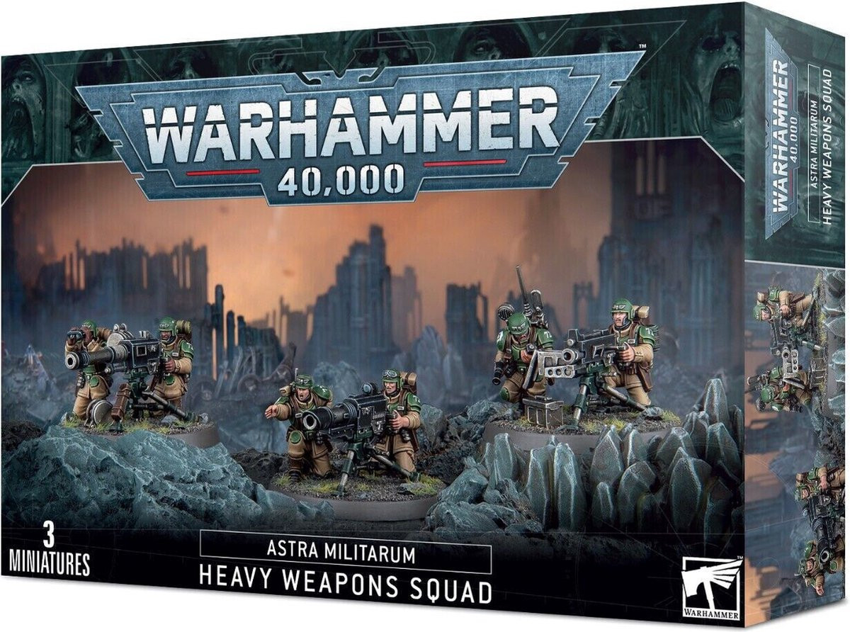Warhammer 40K - Astra Militarum Cadian Heavy Weapon Squad