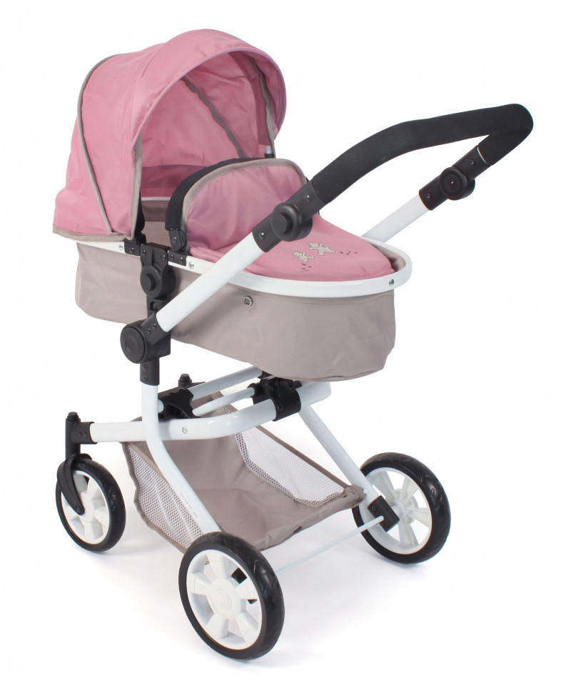 Bayer Chic - Poppenwagen Mika combi (roze/taupe/beer)