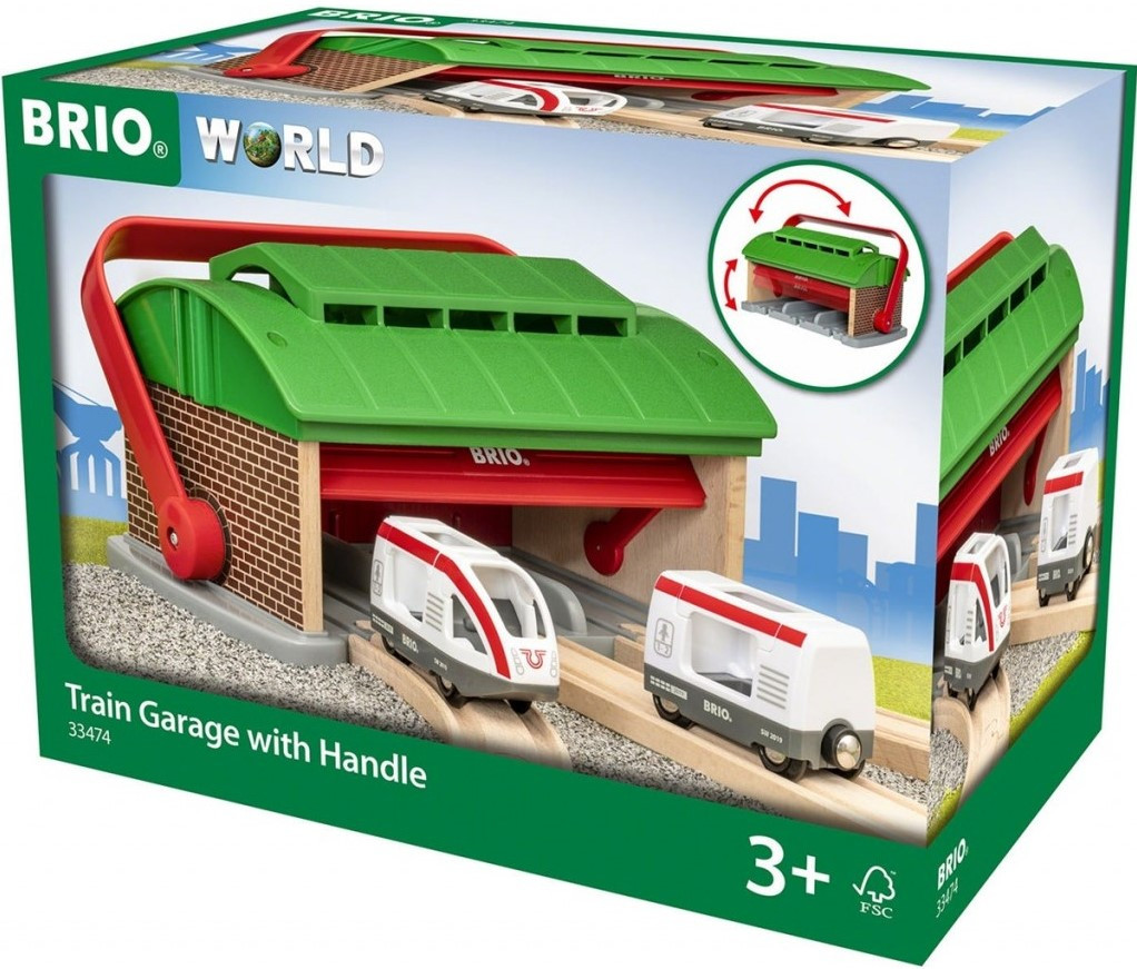 BRIO Treingarage met Hendel - 33474