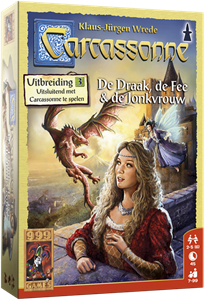 Carcassonne uitbreiding 3: De Draak, de Fee en de Jonkvrouw