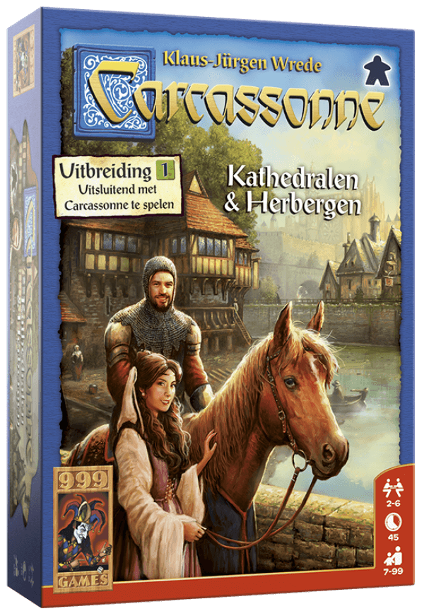 Carcassonne uitbreiding 1: Kathedralen & Herbergen