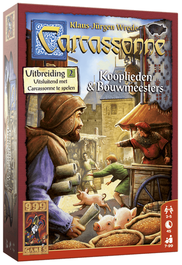 Carcassonne uitbreiding 2: Kooplieden & Bouwmeesters