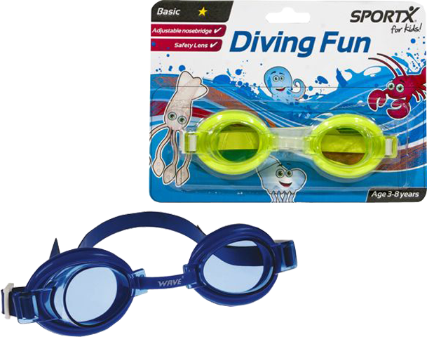  Sportx - Chloorbril 3-8 yr Blauw