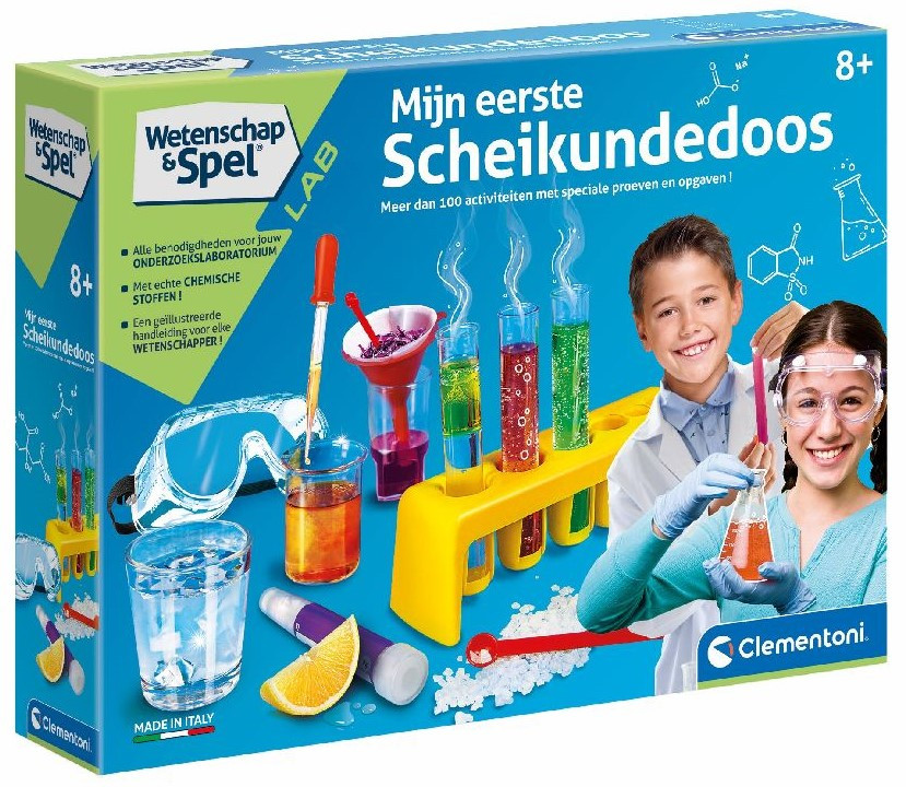 Clementoni Wetenschap - Mijn Eerste Scheikundedoos Clementoni Wetenschap - Mijn Eerste Scheikundedoos