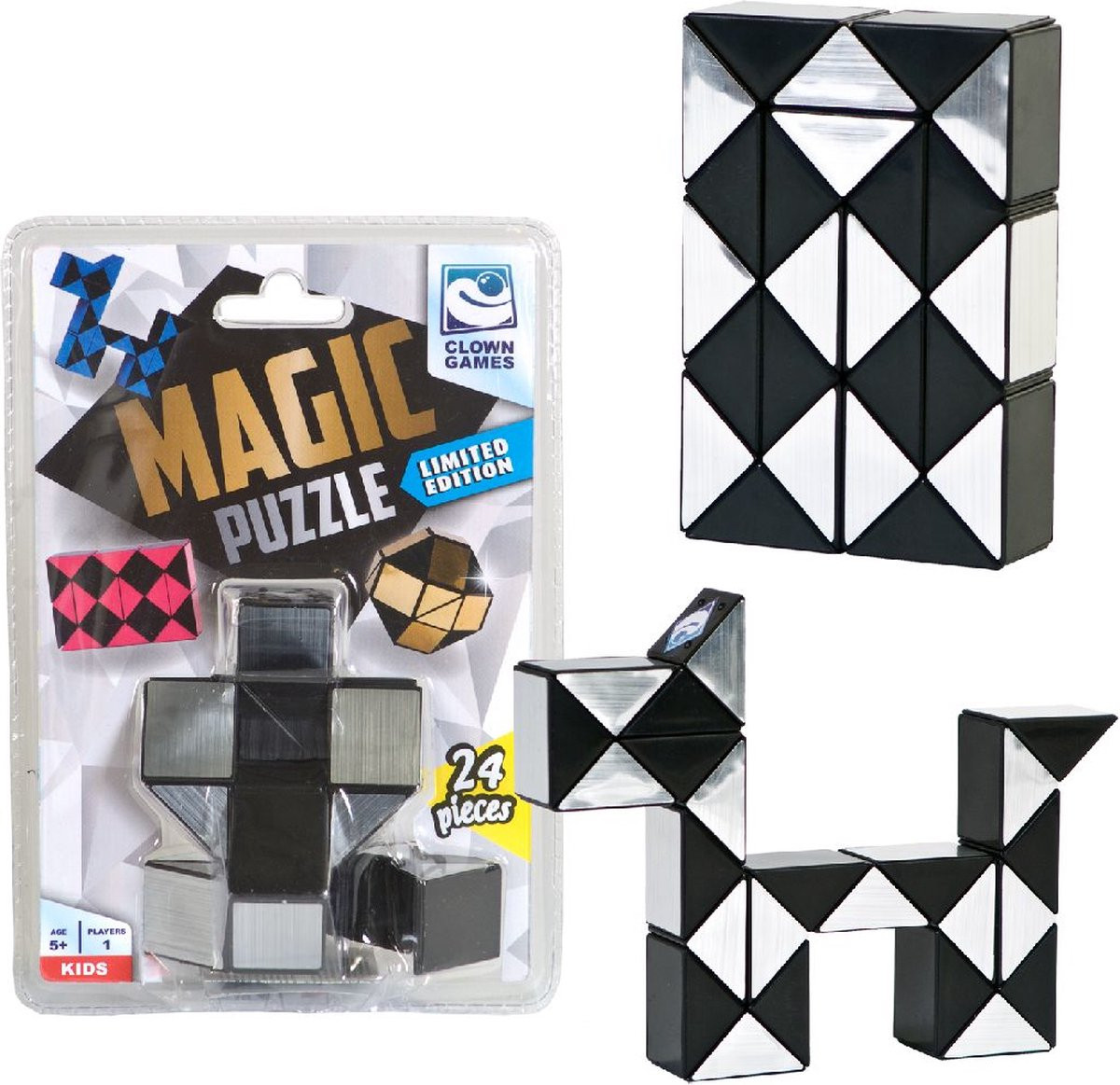 Clown Magic Puzzle 48 delig Multicolor