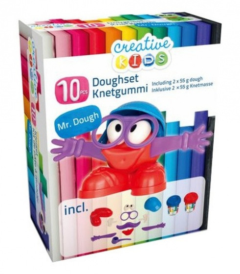 Creative Kids kleiset Mr Dough 10-delig rood
