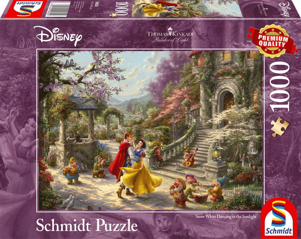 Thomas Kinkade - Disney Dansen met de prins - Puzzle (1000)