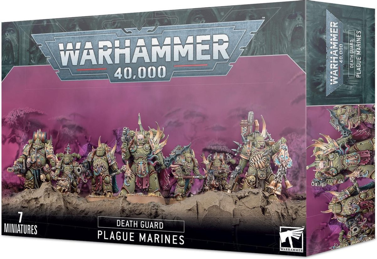 Warhammer 40K - Death Guard - Plague Marines