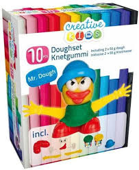 Creative Kids kleiset Mr Dough 10-delig geel