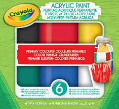 Crayola Acrylverf Primaire tinten - 6st.