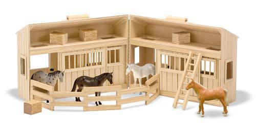 Melissa and Doug - Openklapbare Paardenstal