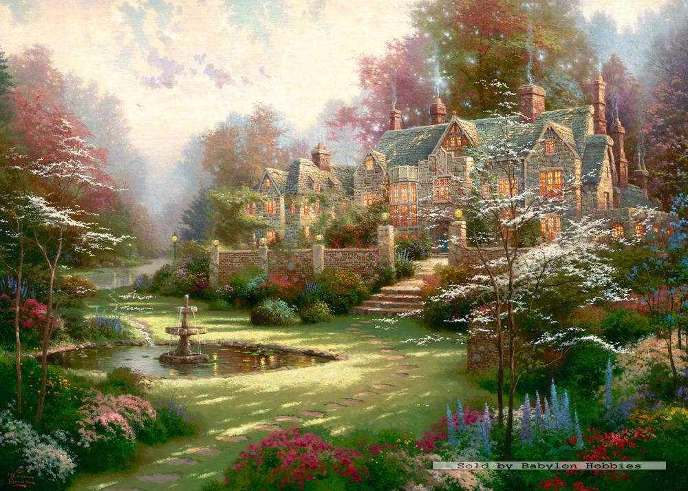 Thomas Kinkade - Gardens beyond Spring Gate (2000) - Puzzel