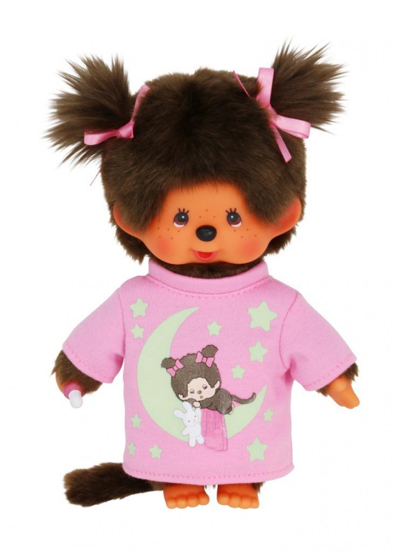 Monchhichi Glow in the Dark Meisje (20cm) Monchhichi Glow in the Dark Meisje (20cm)