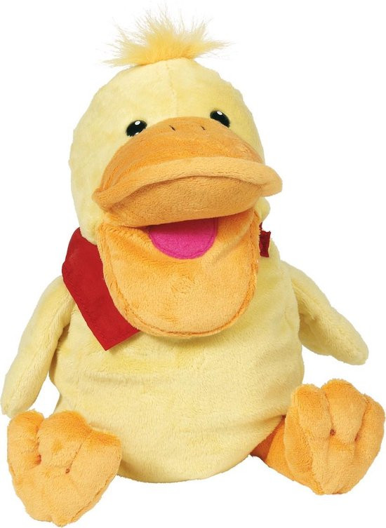 Goki - Knuffel en handpop Eend