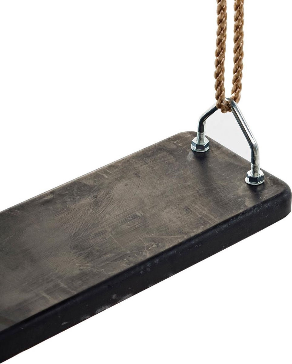 SwingKing Rubber Schommelzitje met Verzinkte Ketting (200cm)