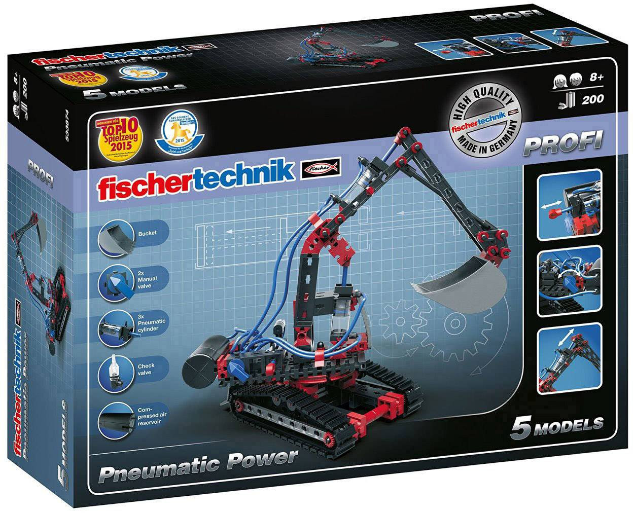Fischertechnik Profi - Pneumatic Power, 200dlg.