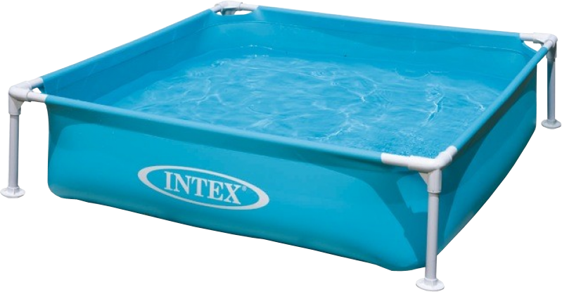 Intex Mini Frame Pool Blauw 122x122x30cm - (57173)