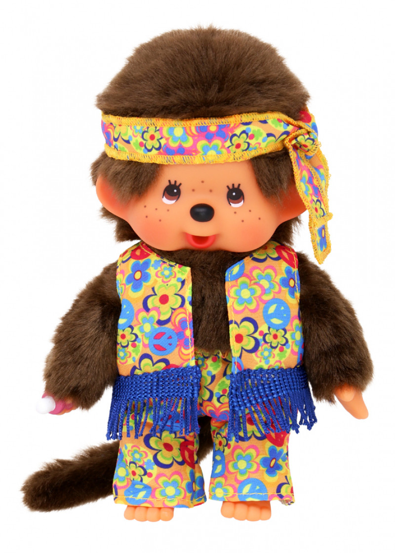 4905610252886 - Monchhichi Flower Power Boy (20cm)