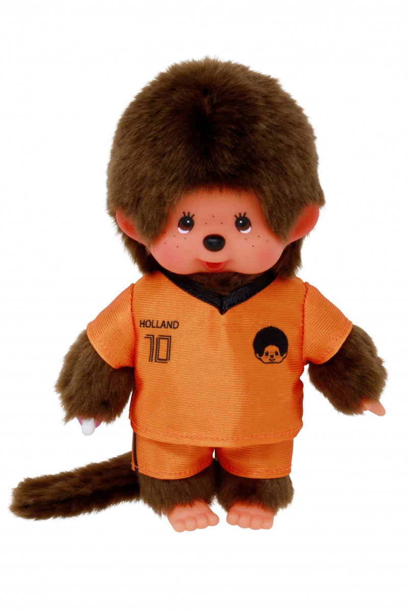 4905610253883 -  Monchhichi Jongen Voetbal 20 cm