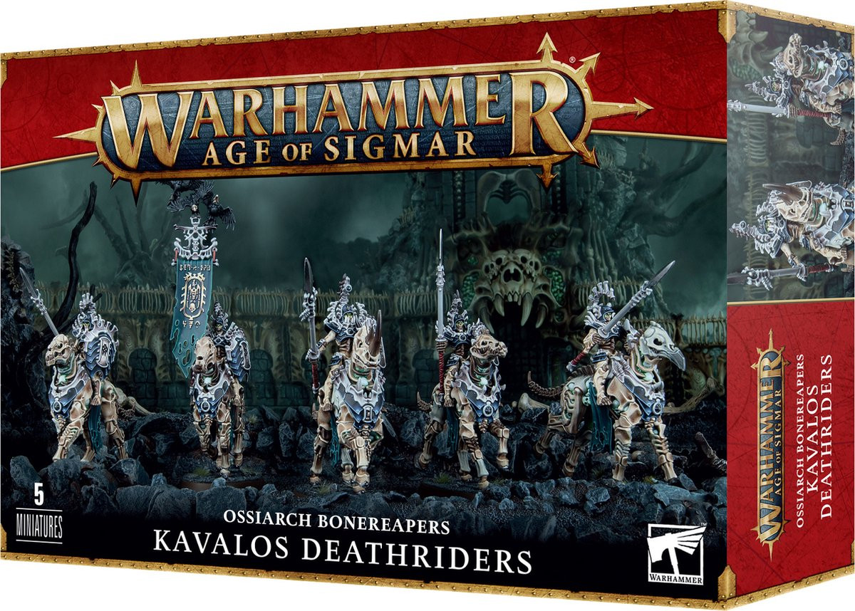 Warhammer Age of Sigmar - Ossiarch Bonereapers - Kavalos Deathriders (94-27)