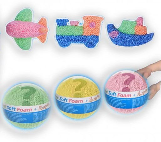 Foam Clay Surprise ball - 3 stuks