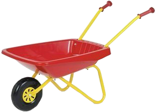 Rolly Toys - Kruiwagen Kunststof Rood