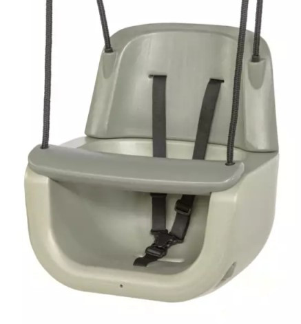 Dice - Kunststof Babyzitje 3 in 1 Pastelgroen - Zwart Gevlochten Touw Dice - Kunststof Babyzitje 3 in 1 Pastelgroen - Zwart Gevlochten Touw