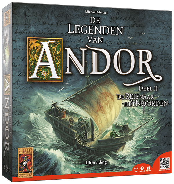 999 Games - De Legenden van Andor: De Reis naar het Noorden - Bordspel