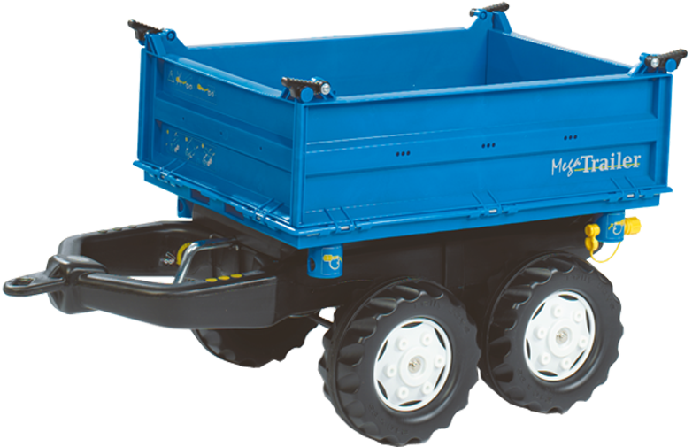 Rolly Toys - rollyMega Trailer blauw