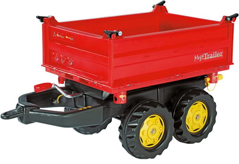 Rolly Toys - rollyMega Trailer rood