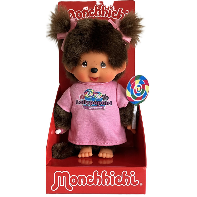 Monchhichi - Meisje Lollypop (20cm) Monchhichi - Meisje Lollypop (20cm)