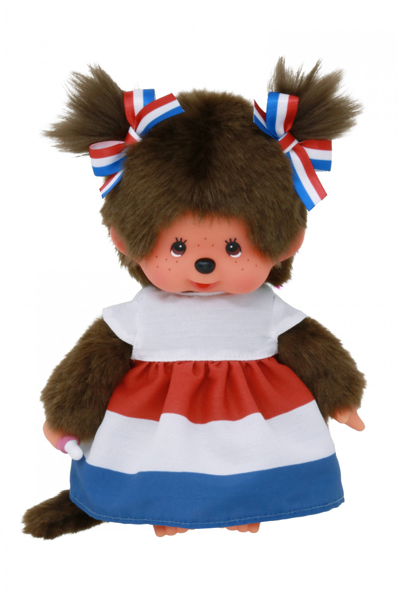 Monchhichi Meisje 20 cm - Nederlands